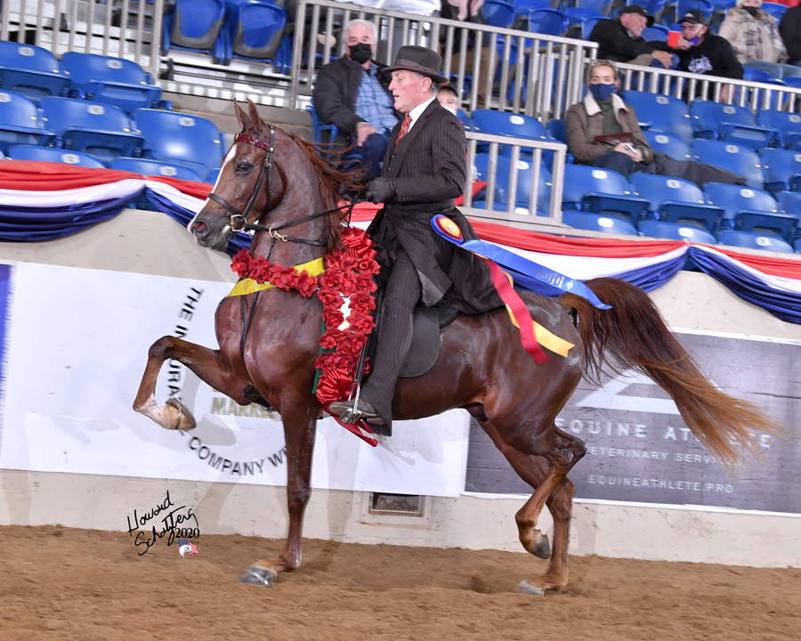 Jimeny Cricket and Jim Stachowski at the 2020 U.S. National Championship Show