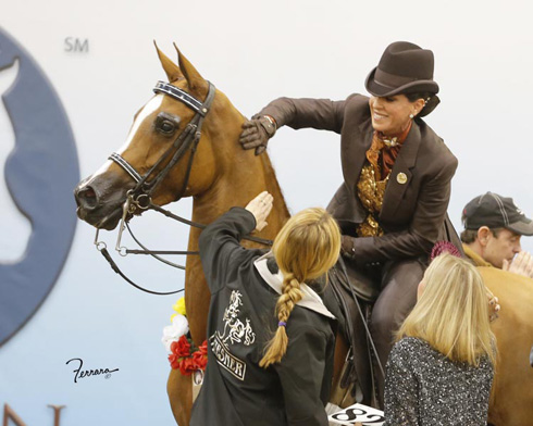 Noblemis and Lori Lawrence at the 2013 U.S. Nationals